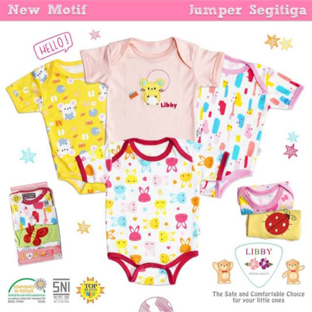 (COD) 4 pcs JUMPER PENDEK LIBBY FOR GIRL