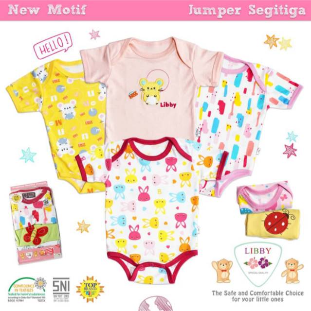 (COD) 4 pcs JUMPER PENDEK LIBBY FOR GIRL