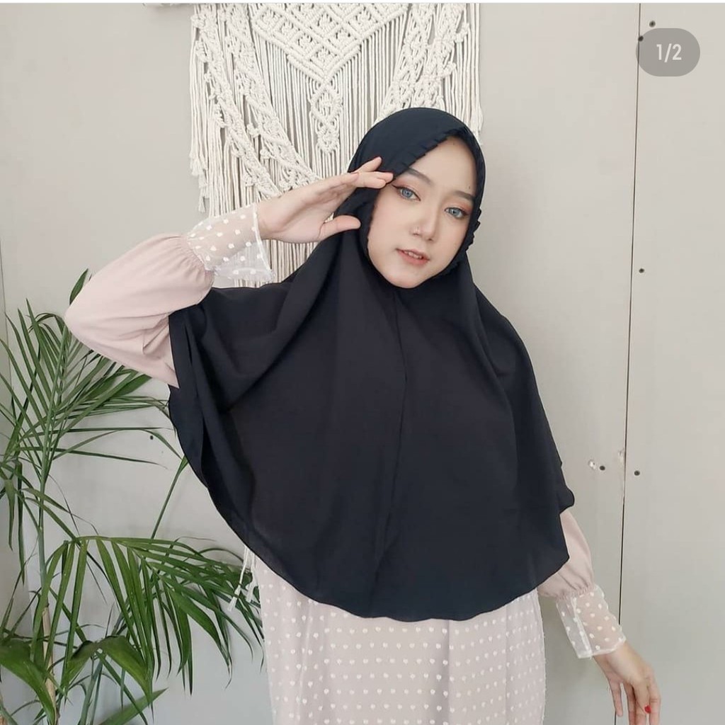 [COD] BERGO SARAH TALI / HIJAB INSTAN DIAMOND LIPIT / JILBAB PANJANG SYARI PREMIUM