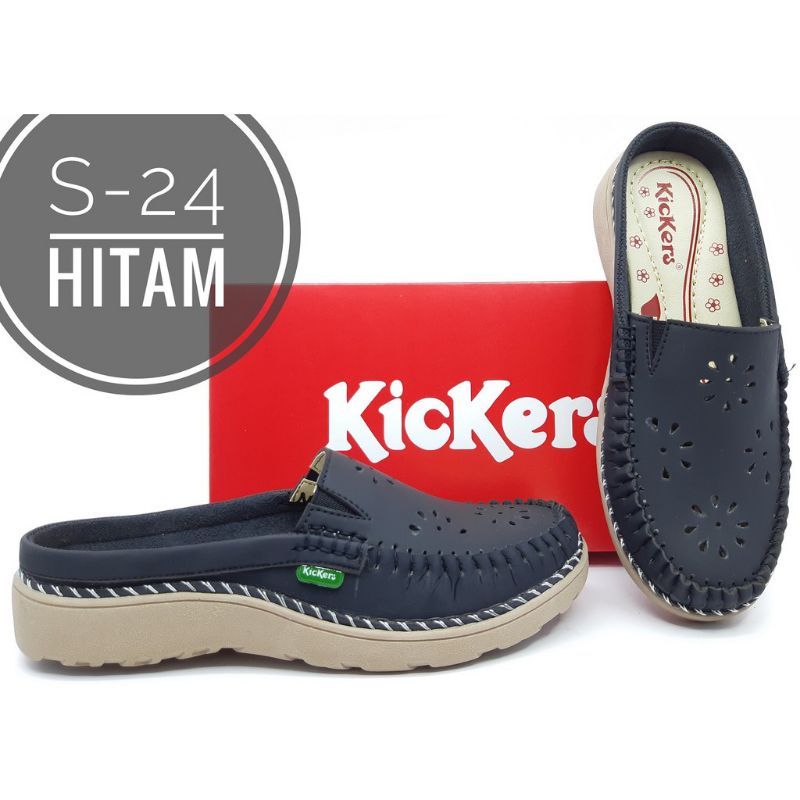 Sandal Slip On Wanita Kickers big size (Jumbo) kode S-24