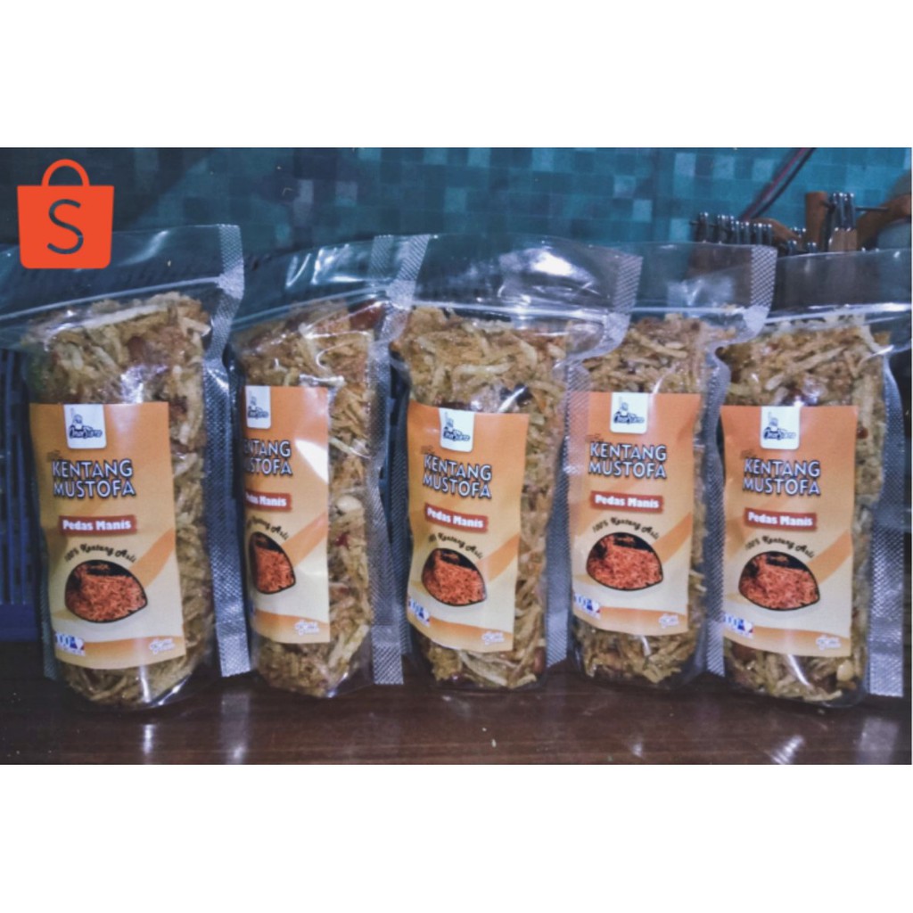 

KENTANG MUSTOFA MAKANAN SARAPAN 100gram (( PEDAS MANIS ))