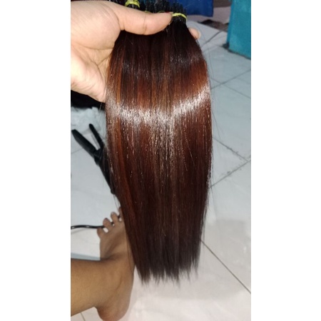 rambut sambungan asli manusia uk 40cm