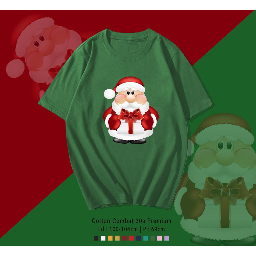 SINTERKLAS / SANTA CLAUS BAJU KAOS KATUN WANITA/ PRIA UNISEX LENGAN PENDEK / TUMBLR TEE