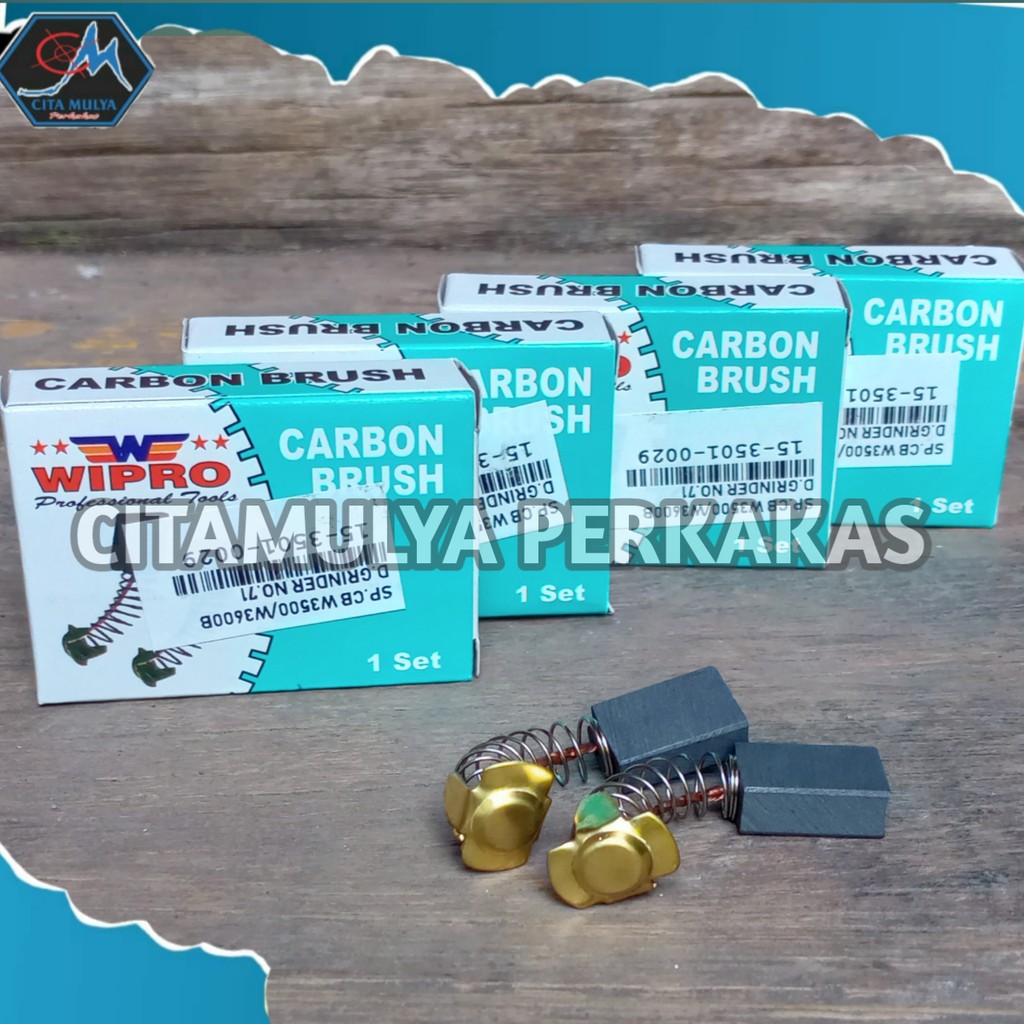 Wipro Carbon Brush / Arang / Brostel W3600 untuk mesin gerinda W3600B