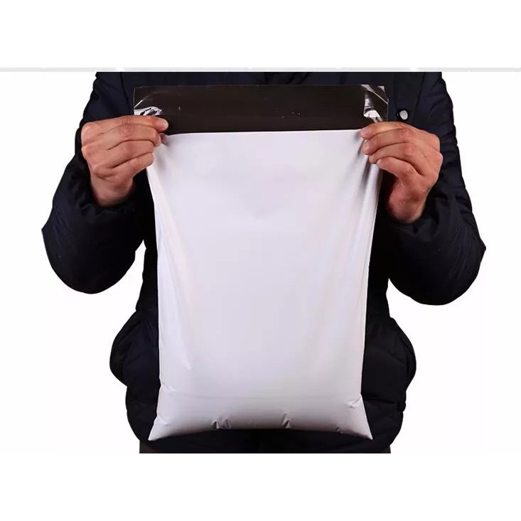 

Polymailer Bag Amplop Plastik Packing Online Shop Kantong Serbaguna 15 x 26 CM White Glossy