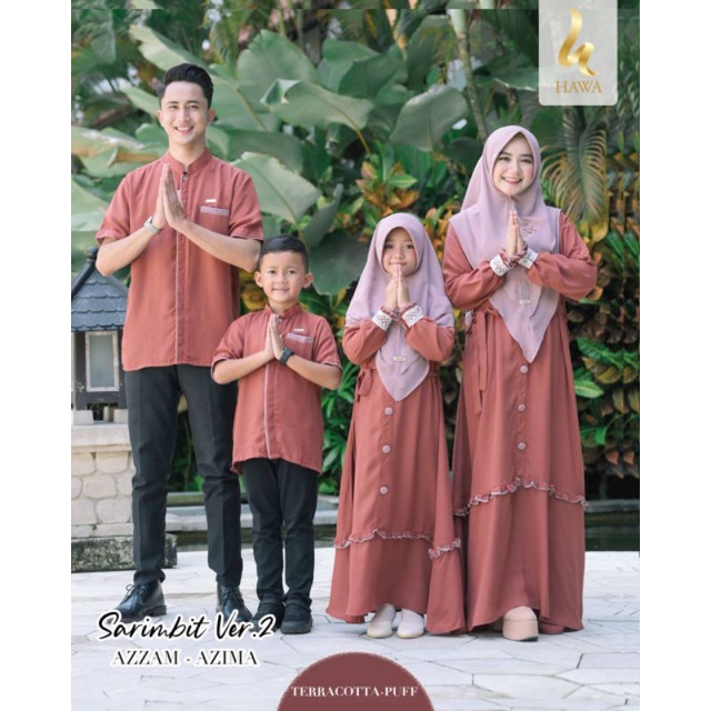 RIHAIA | Sarimbit Keluarga Lebaran Azzam Azima Family Series by Hawa The Label