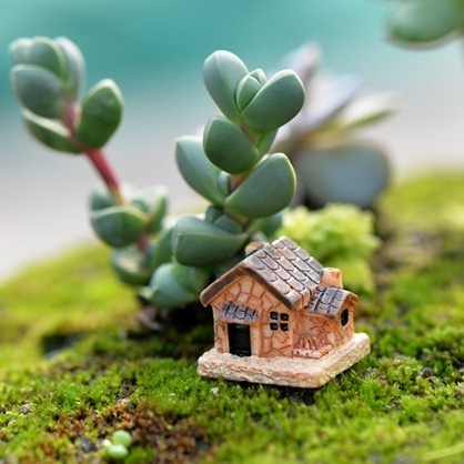 Pajangan Rumah Miniatur Murah Cake Topper Rumah Pajangan Patung Home