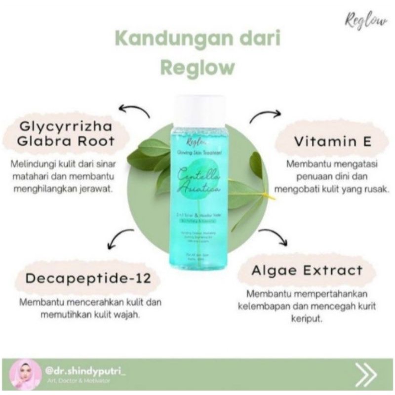 REGLOW SKINCARE By dr. Shindy Putri ||PENGHILANG BEKAS JERAWAT &amp; FLEK HITAM || 100% BPOM &amp; MUI || Free Gift