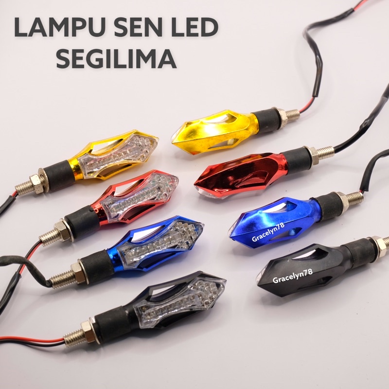 Lampu sen LED SEGILIMA lampu sein harga sepasang LAMPU LED universall semua motor bisa pakai