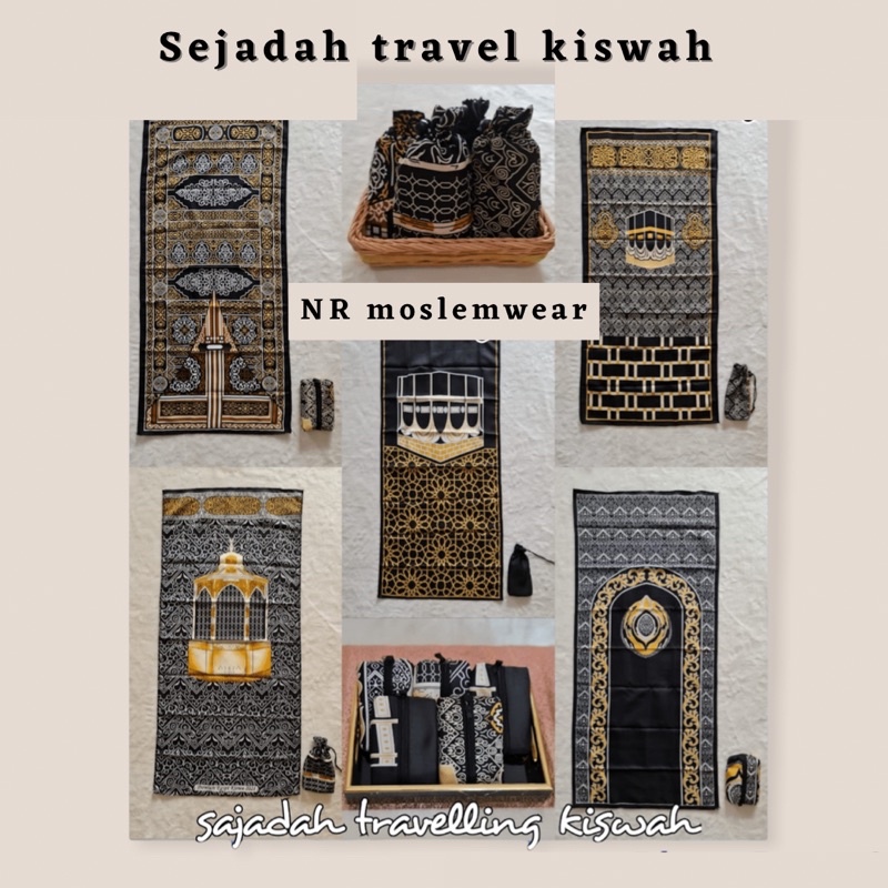 SEJADAH TRAVEL MINI , SEJADAH HAJI UMROH size 107*47 ( SJT 45 )