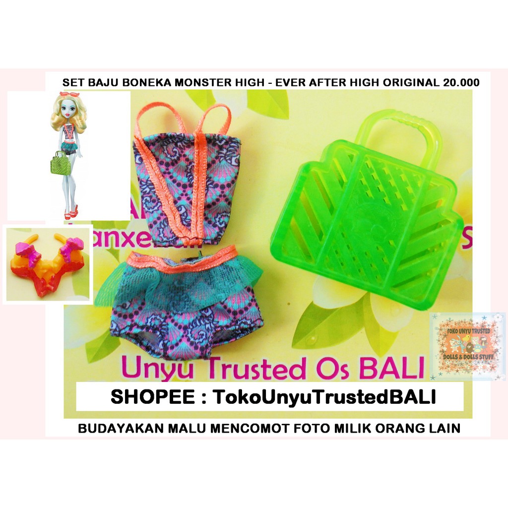 Set Baju untuk Mainan Boneka Monster High ORIGINAL / Monster High / Monster High Doll C60