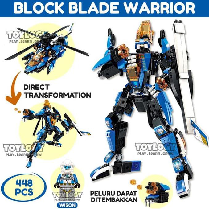 BARANG BERKUALITAS MAINAN LEGO CITY☻ BLOCK QMAN BLAST RANGER BLADE WARRIOR ROBOT HELICOPTER LEGO