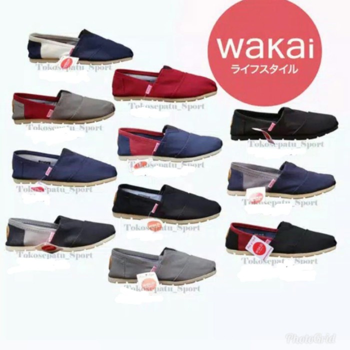 SEPATU WAKAI GRADE ORIGINAL PRIA DAN WANITA
