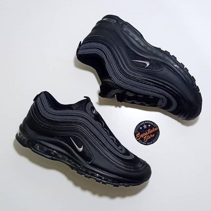 Sepatu Termurah Sepatu Nike Air Max Airmax 97 Triple Black Full Black