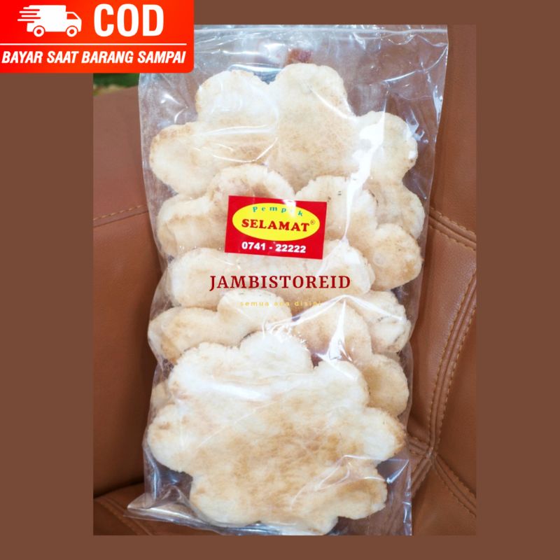 (JAMBISTOREID) JAMBI LANGSUNG KIRIM Kerupuk Krupuk Bintang 250gram Pempek Selamat Asli Oleh-Oleh Kha