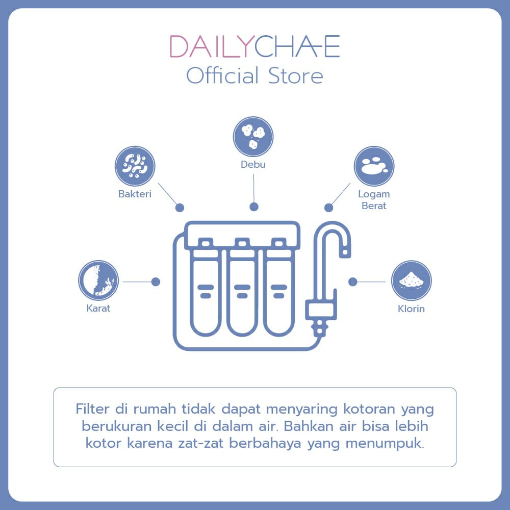 Daily Cha-E Vitamin Filter 70G - Penyaring Air dan Arometarapi untuk Shower