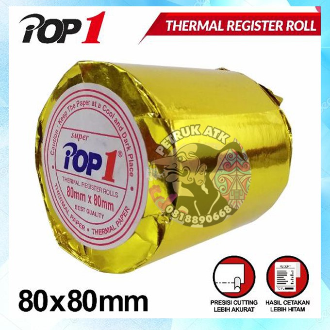 

[ROL] KERTAS THERMAL POP1 80 X 80 MM GOLD*