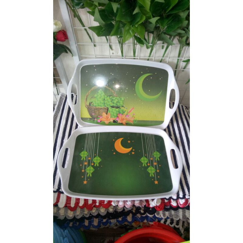 Nampan/talam Melamin TA 73014S motif