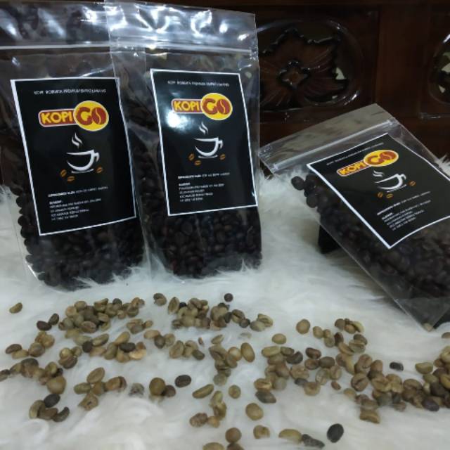 

Biji kopi robusta sangrai kemasan 100 gr