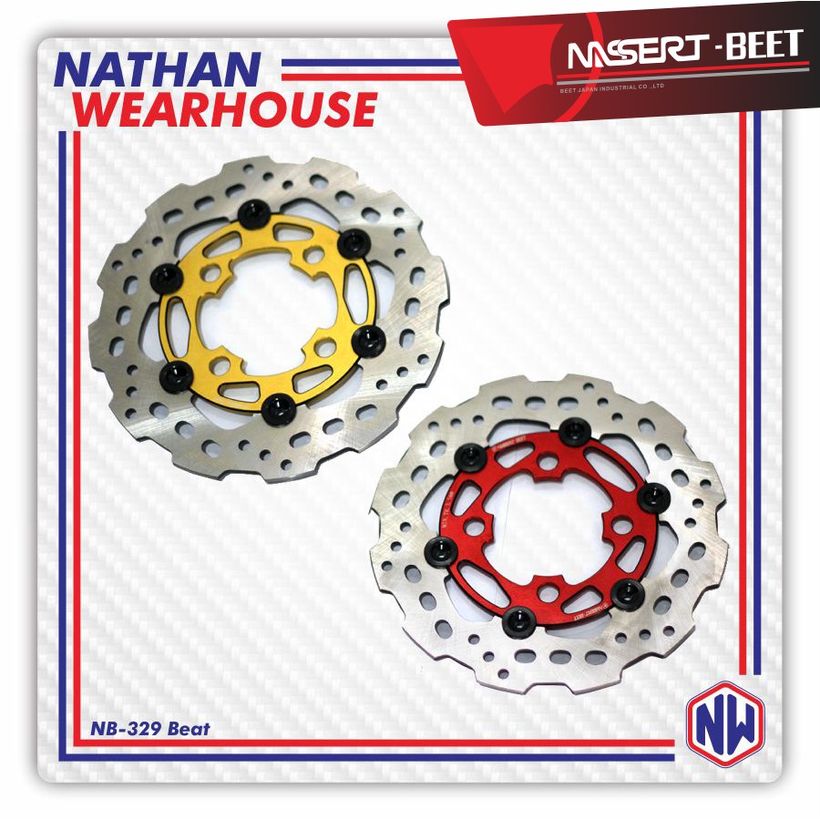 Piringan Cakram Disk Disc Brake Beat 190mm CNC FLOATING Nassert Beet 329