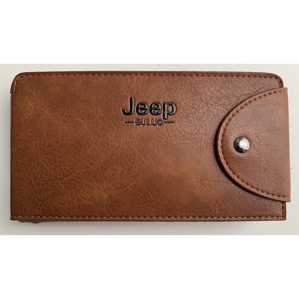 DOMPET PRIA HANDBAG JEEP BULUO A863 DENGAN TALI TEMPAT KARTU WALLET SEMI KULIT PREMIUM