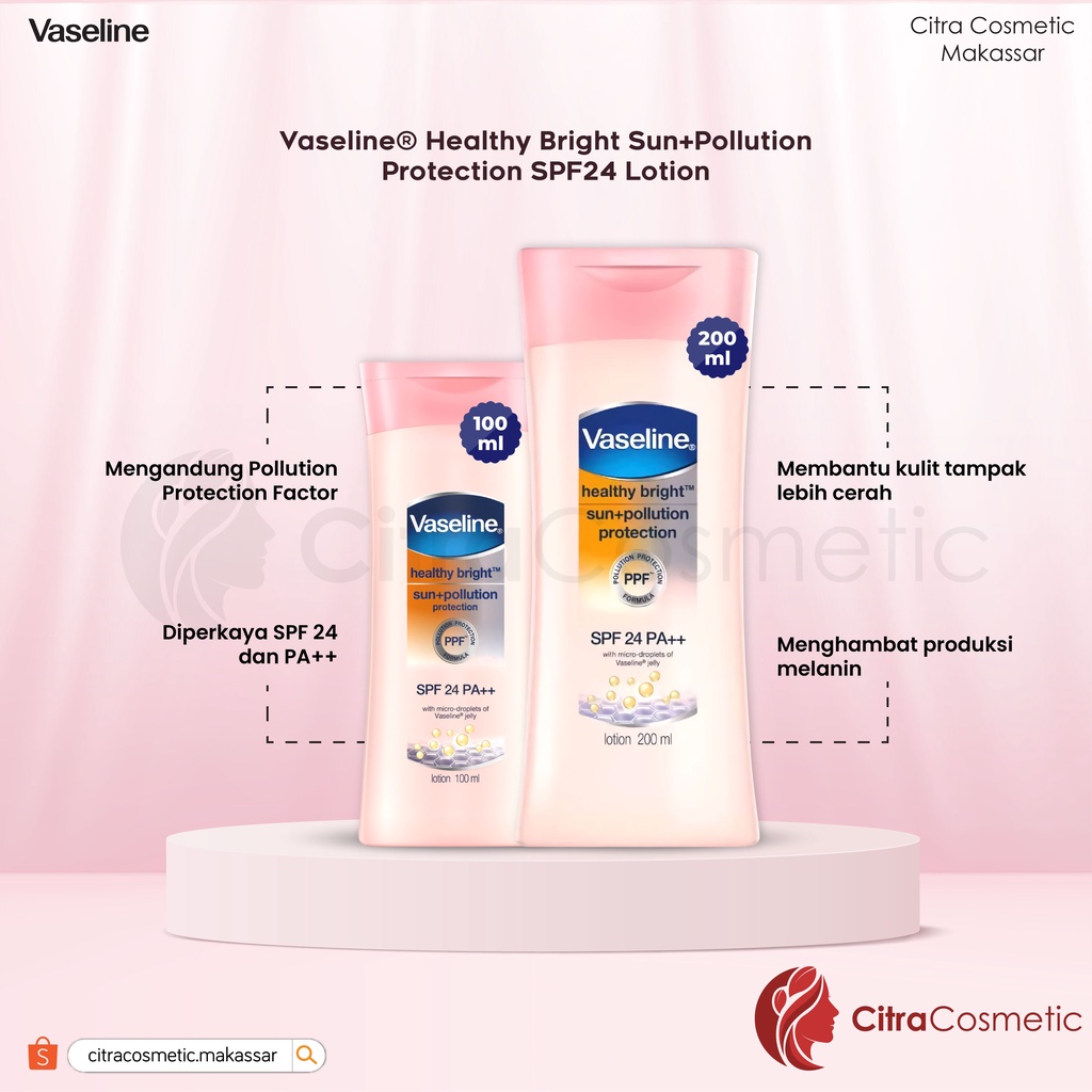 Vaseline Healthy Bright Series 100 | 200 | 400 Ml