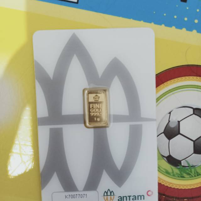 Logam Mulia Emas ANTAM 1 gram (new press) tahun 2022