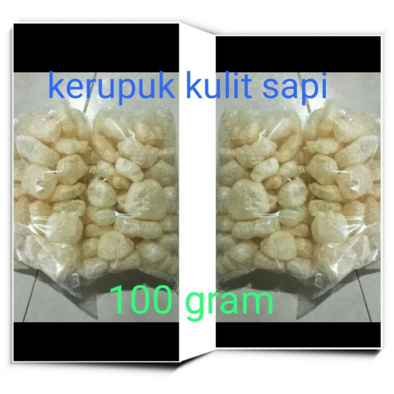 

kerupuk kulit sapi,dorokdok 100 gram