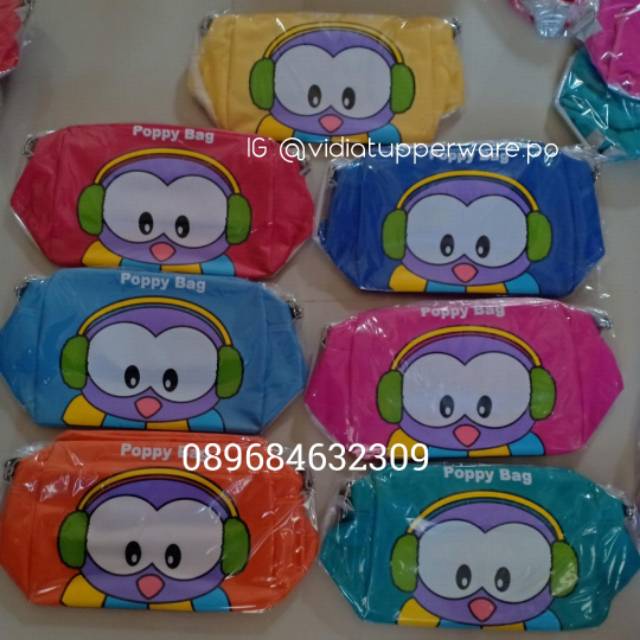 Poppy bag Tupperware