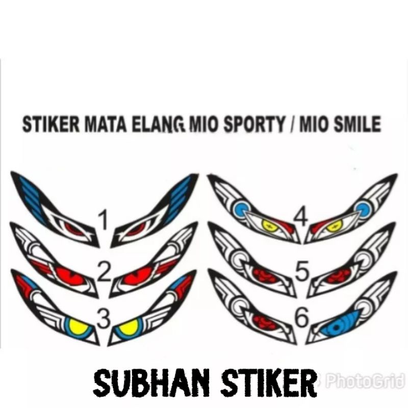 stiker lampu mio sporty/mio smile
