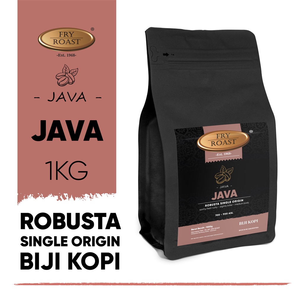 

KOPI ROBUSTA JAVA 1 KG BIJI DAN BUBUK