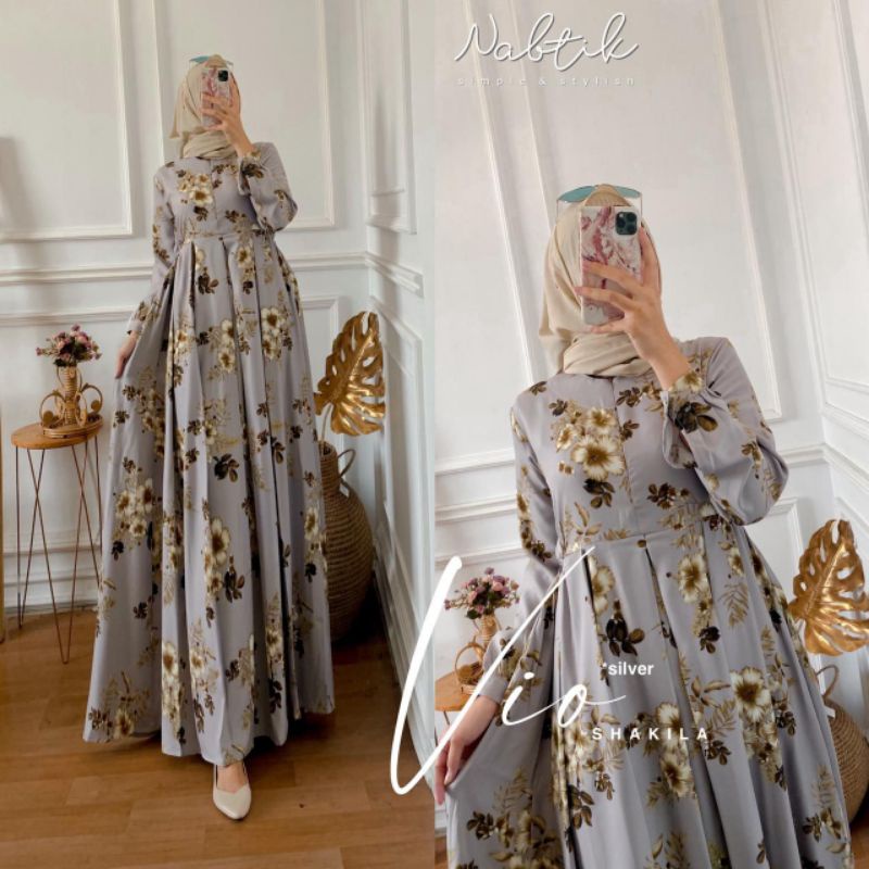 Gamis Vio Ori Nabtik / Dress Vio Original Nabtik / Nabtik terbaru