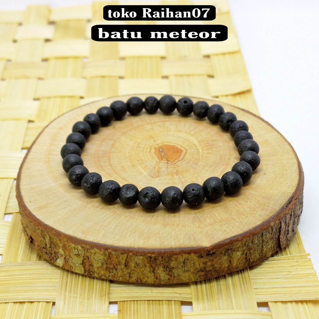 GELANG BATU METEOR 6MM ORIGINAL