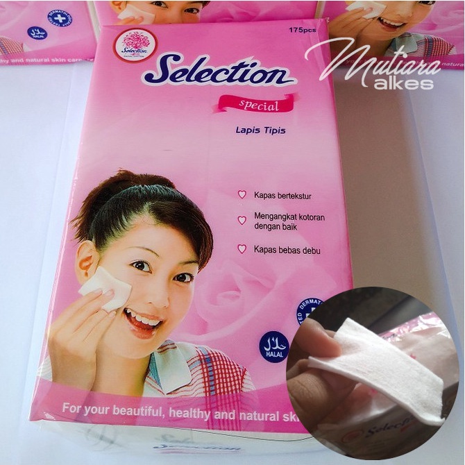 SELECTION - Kapas Wajah / Kapas Pembersih Makeup / Facial Cotton