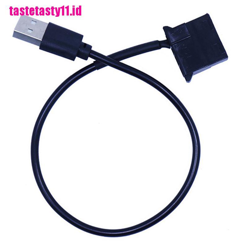 【TTID】USB to Molex 4 Pin PC Computer Cooling Fan 1 Feet Connector Cable Adapter