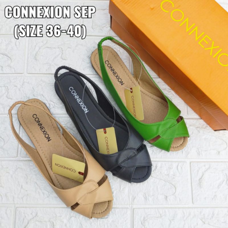 SEPATU SANDAL WANITA CONNEXION BRANDED MATAHARI MURAH SPTSDLCNX7267