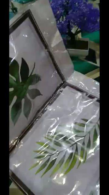 Wall Sticker Bingkai Daun Floral Wallsticker Sibd