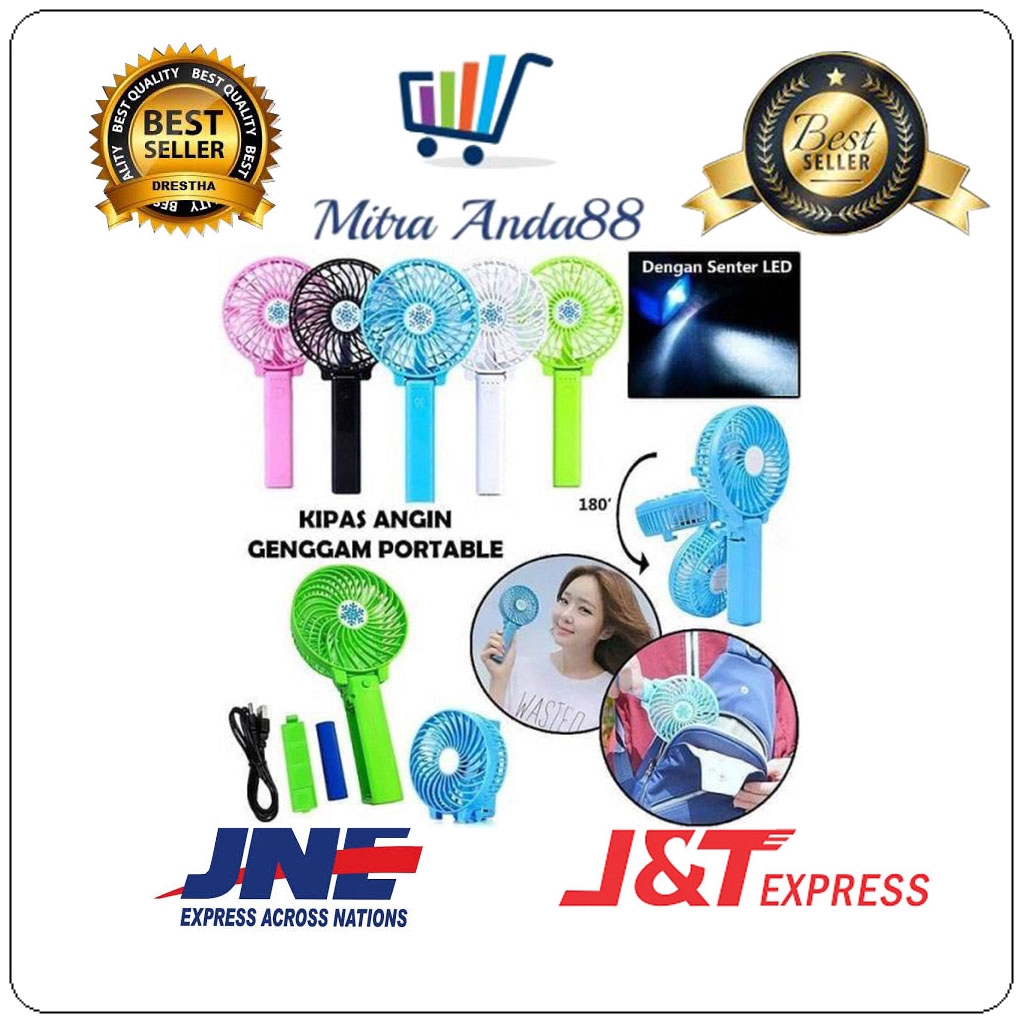 Mitraanda88 Kipas Mini Portable Multifungsi ST5018H plus cas hp (PR-5022B)kipas plus led (V-77)