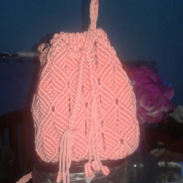 Tas untai tas tali kur tas wanita tas rajut