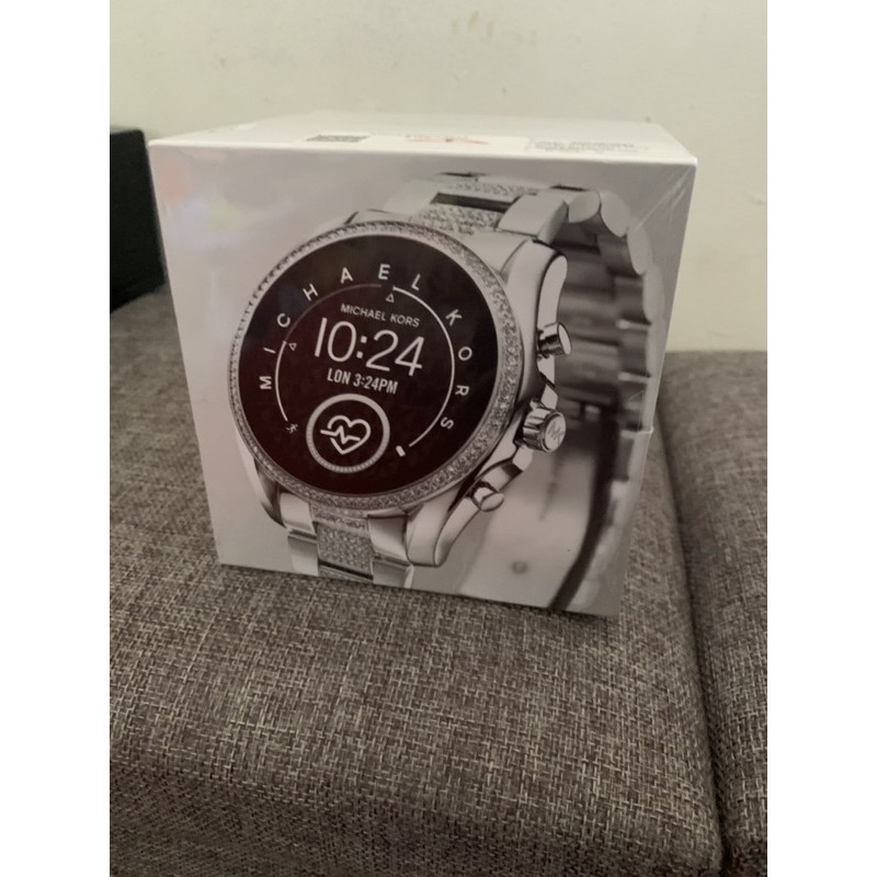 Ready Segel NWT Michael Kors Access Bradshaw 2 Smartwatch Gen 5 MKT5088 Silver Stainless