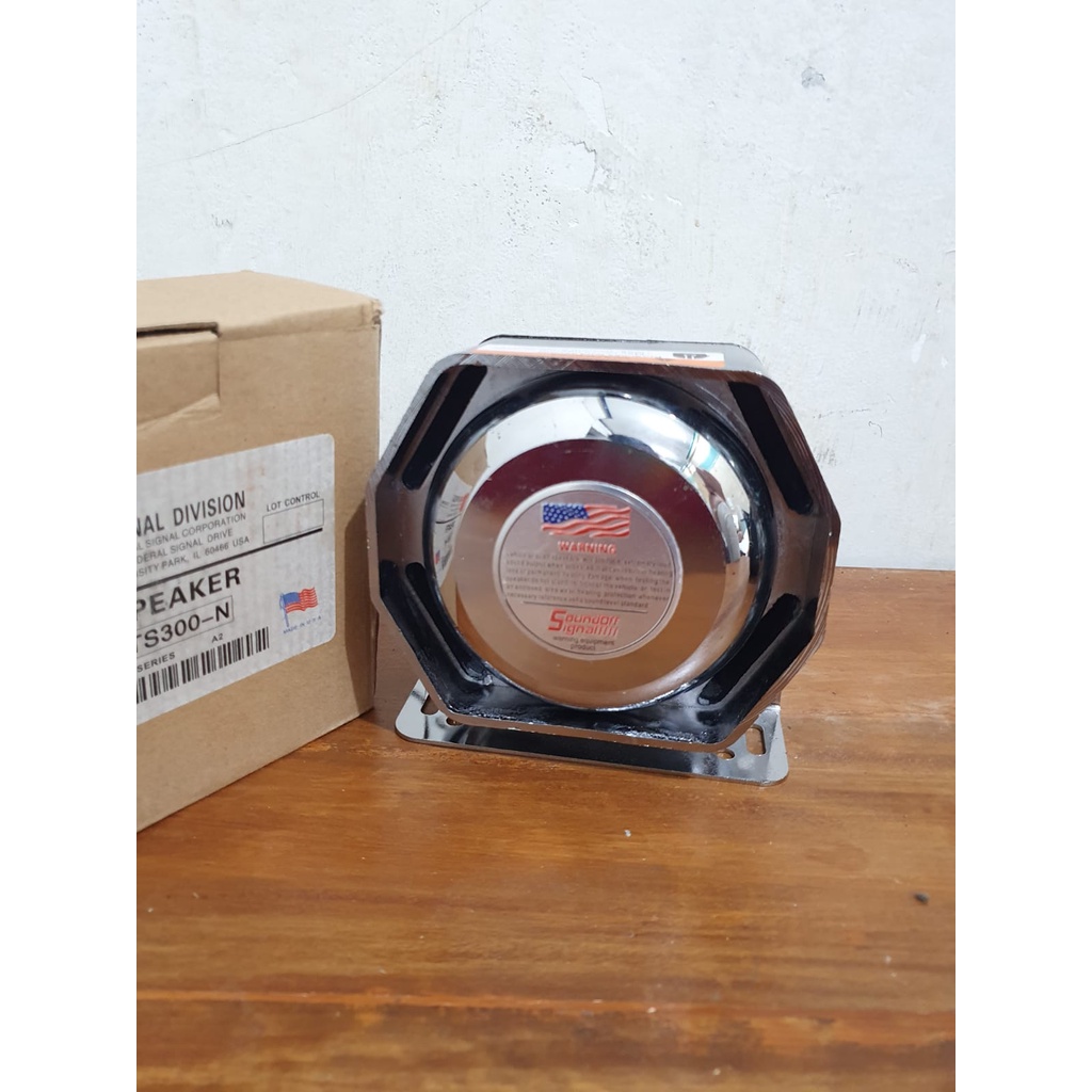 Federal Signal Original Toa Speaker Slim 300w  Stainles TS300n patwal sirene Toa Sirine Tipis Klakson speaker Toa Polisi 300 watt magnet besar SERINE Horn 300  200 100 w wat Federal signal spull 66 mm untuk SENKEN LANDUN WHELEN Patwal murni untuk Ambulanc