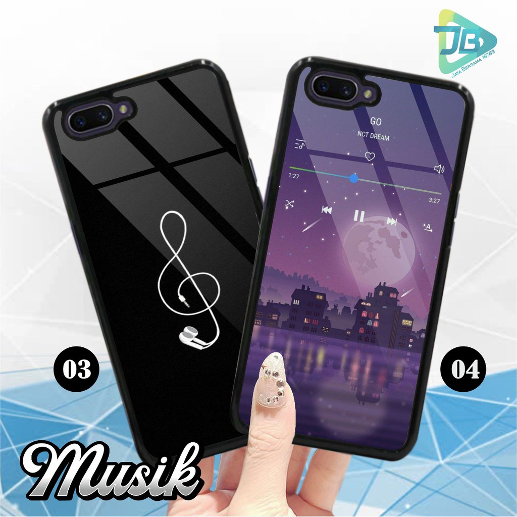 HARDCASE 2D GLOSSY MUSIK OPPO VIVO XIAOMI SAMSUNG REALME IPHONE ALL TYPE JB4668