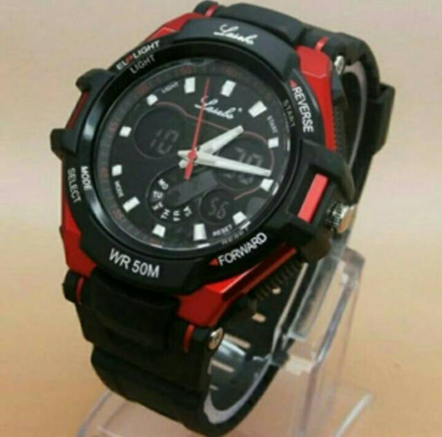 Jam Tangan Pria Lasebo Original Sporty Rubber LSB865 Series