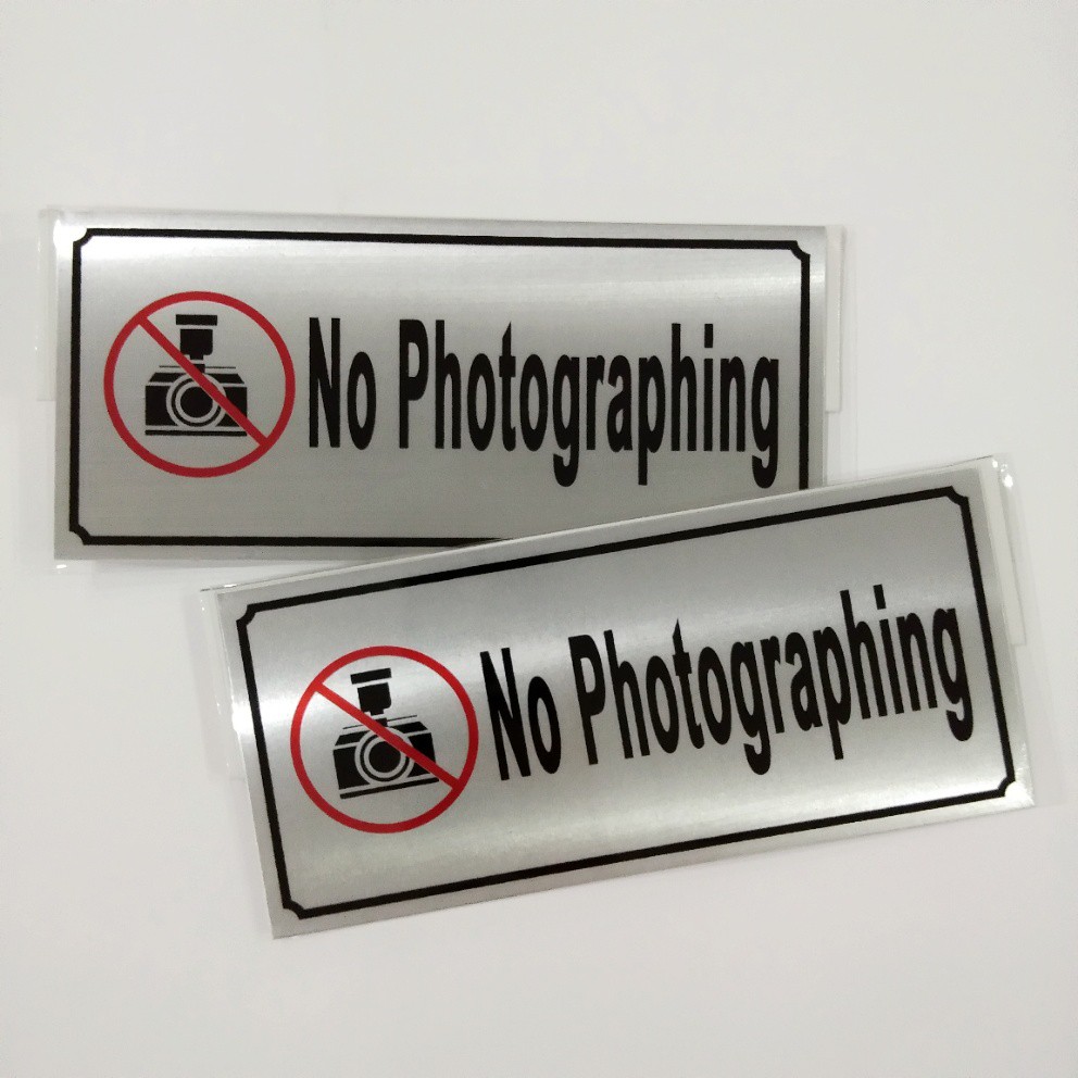 

Label No Photographing H-270