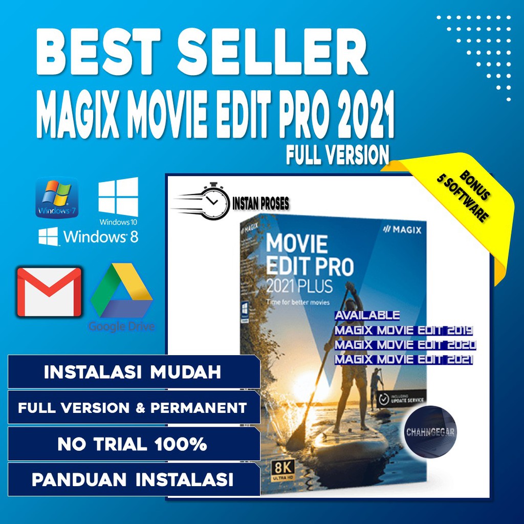 Magix Movie Edit Pro 2021 Full Version &amp; Permanent | Software Editing Video Windows 10 Film Cinema