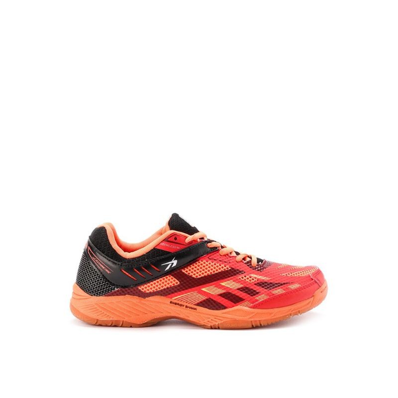 Sepatu Bulu Tangkis Badminton Spotec Shield Orange