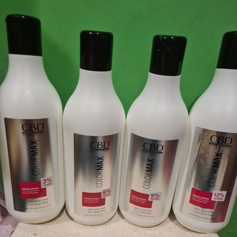 Pengembang Oksidan Rambut 1000ml - Krim Hidrogen Peroksida untuk Pewarnaan dan Bleaching