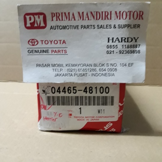 spare part mobil toyota kampas rem depan harier