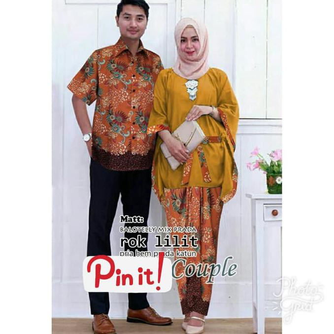 PALING LARIS COUPLE CP CPL BATIK KEBAYA KUTU BARU SETELAN ST SET JUMBO BIG SIZE XXL GROSIR