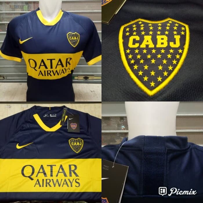 berkualitas JERSEY BOLA BOCA JUNIOR HOME 2019/2020 GRADE ORI buruan